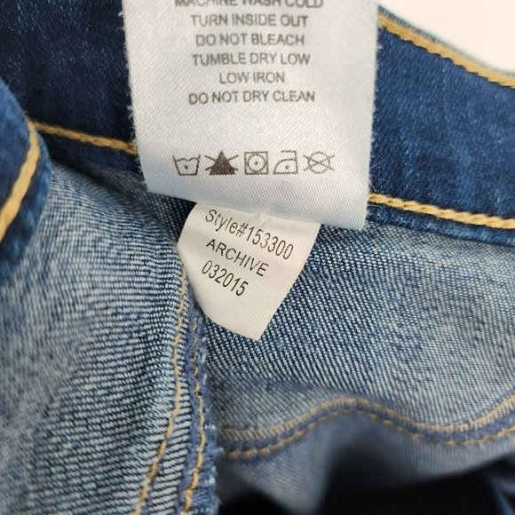 Henry Belle Super Skinny Ankle Jeans 27 Medium Wash Distressed Cotton Stretchy - Picture 10 of 13